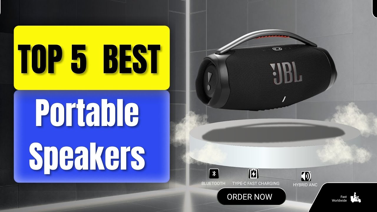 Top 5 BEST Portable Bluetooth Speakers 2026 &mdash; Best Loud & Waterproof Speakers