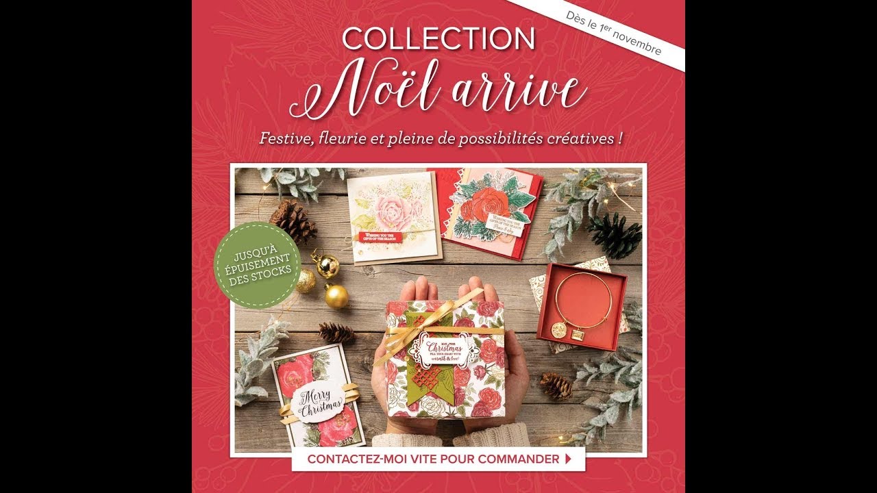 Découvrez trois cartes avec la collection Noël arrive Stampin' Up!