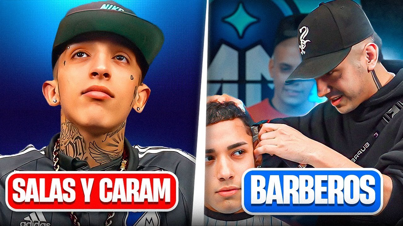 ⭐ MAESTRO NAVAJAS - SALAS y AXEL CARAM BARBEROS POR 1 DÍA 🤩🔥 Capitulo #18