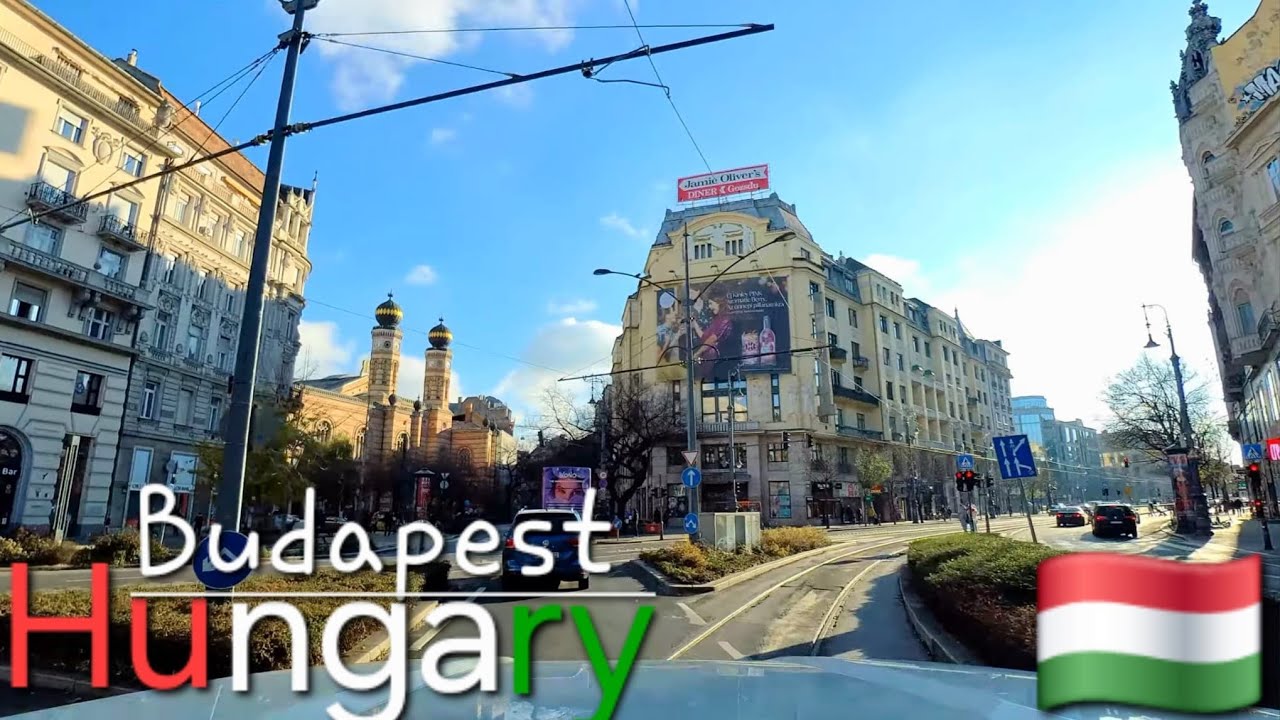 Driving in Budapest Hungary