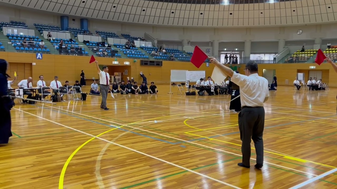 第73回全日本剣道選手権大会県予選会【準決勝①　久田松ー安藤】2025.8.23