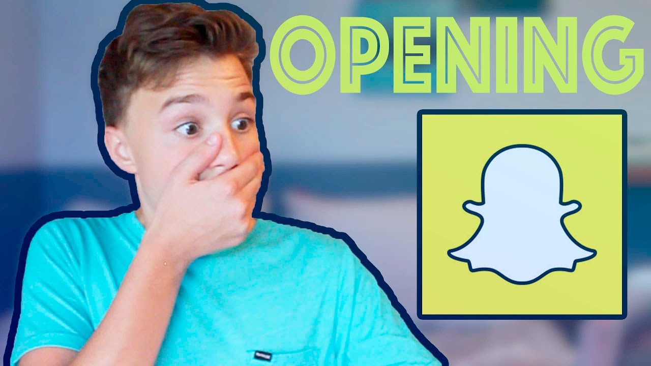 OPENING YOUR SNAPCHATS