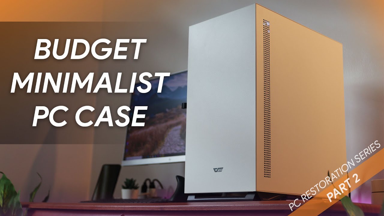 darkFlash DLM22: Budget Minimalist White PC Case - (Dave2D Inspired) | Old PC Restoration Part 2