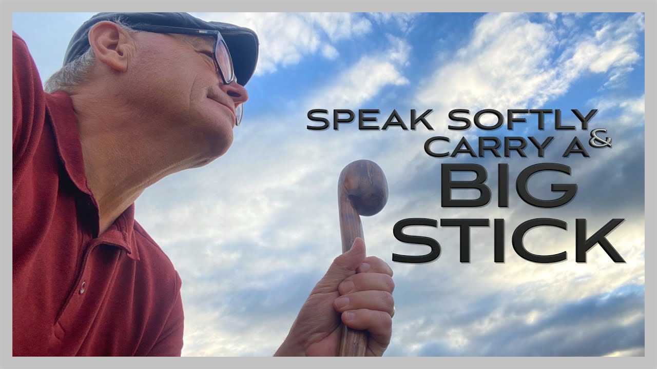 I Make a Knobkerrie Style Walking Stick