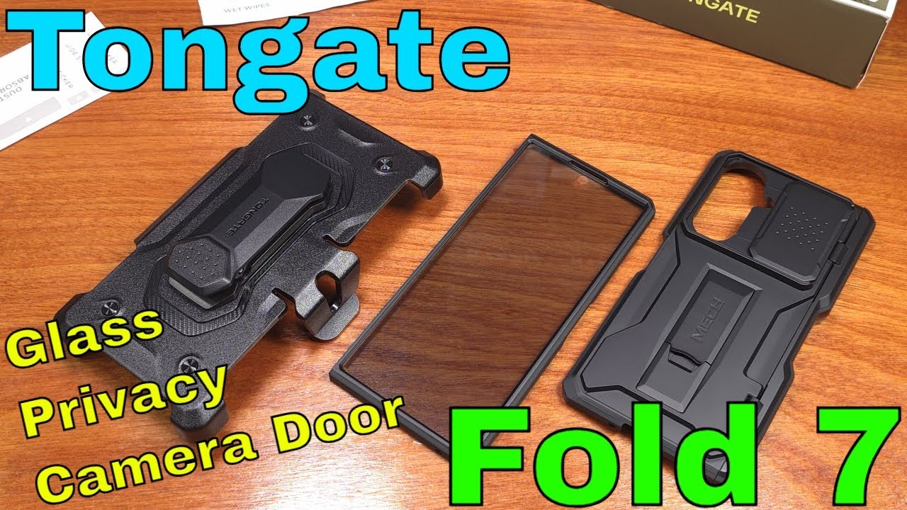 The Tongate Mech Case With A Camera Door For The Galaxy Fold 7!