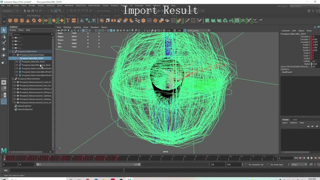 Tool-Maya/Unreal Animation Exporter & Importer