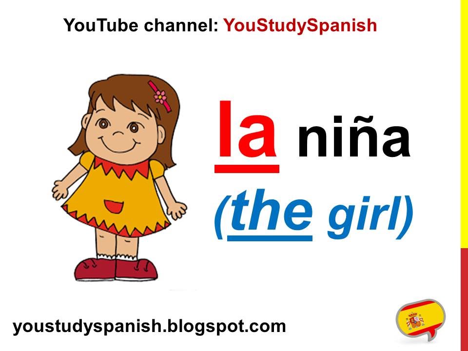 Spanish Lesson 10 - DEFINITE and INDEFINITE Articles in Spanish EL LA LOS LAS UN UNA