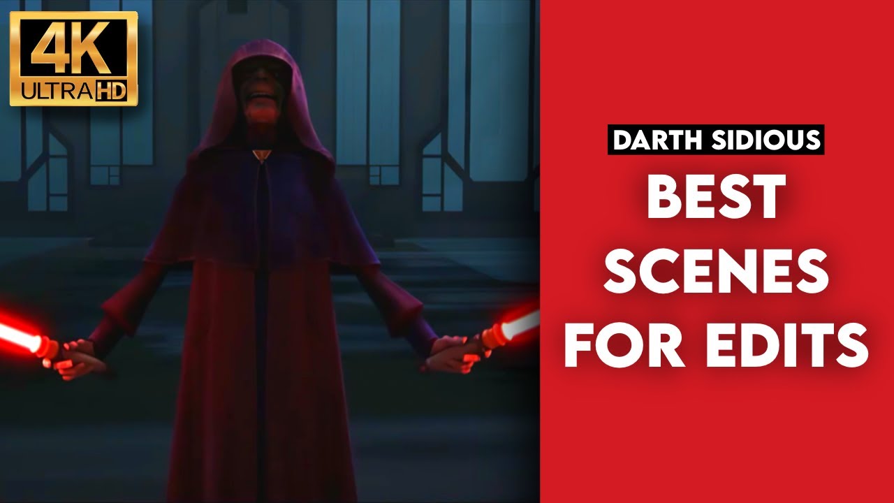 Darth Sidious Emperor Palpatine 4K Scene Pack | Clone Wars & Movies