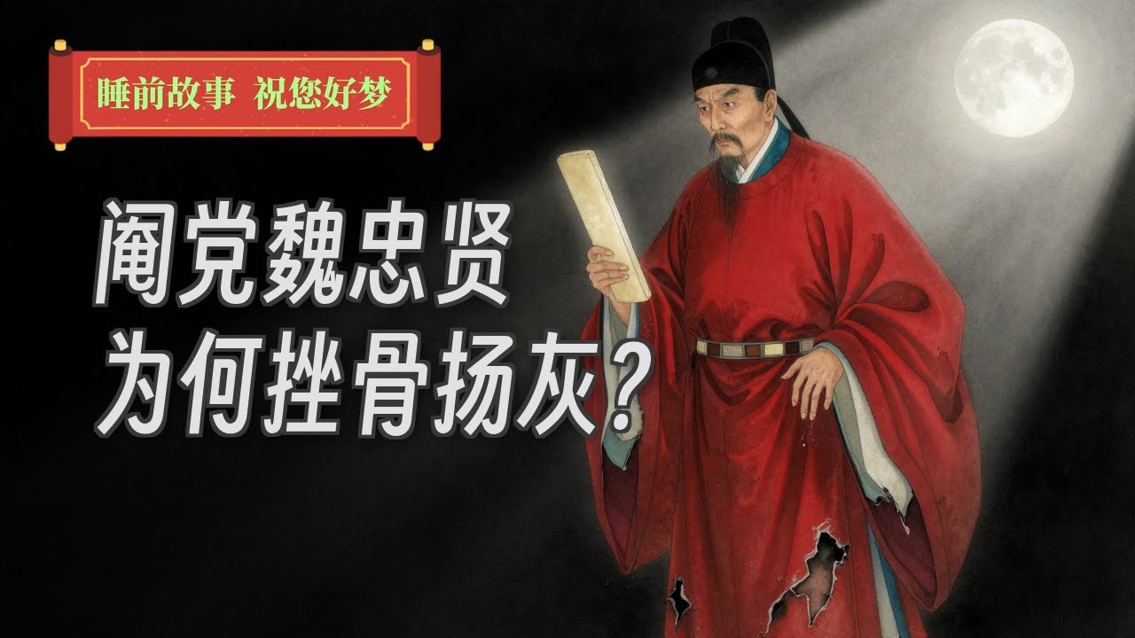 魏忠贤的下场：权倾朝野的九千岁，死后为何还要被崇祯挖出来千刀万剐？  睡前故事