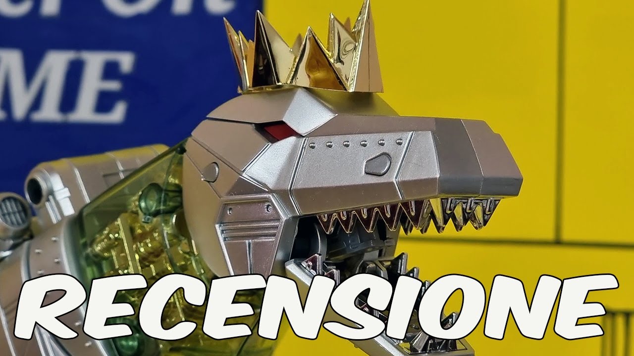 RECENSIONE MP-08 MP08 King Grimlock Reximus Prime Oversized Metallic Version