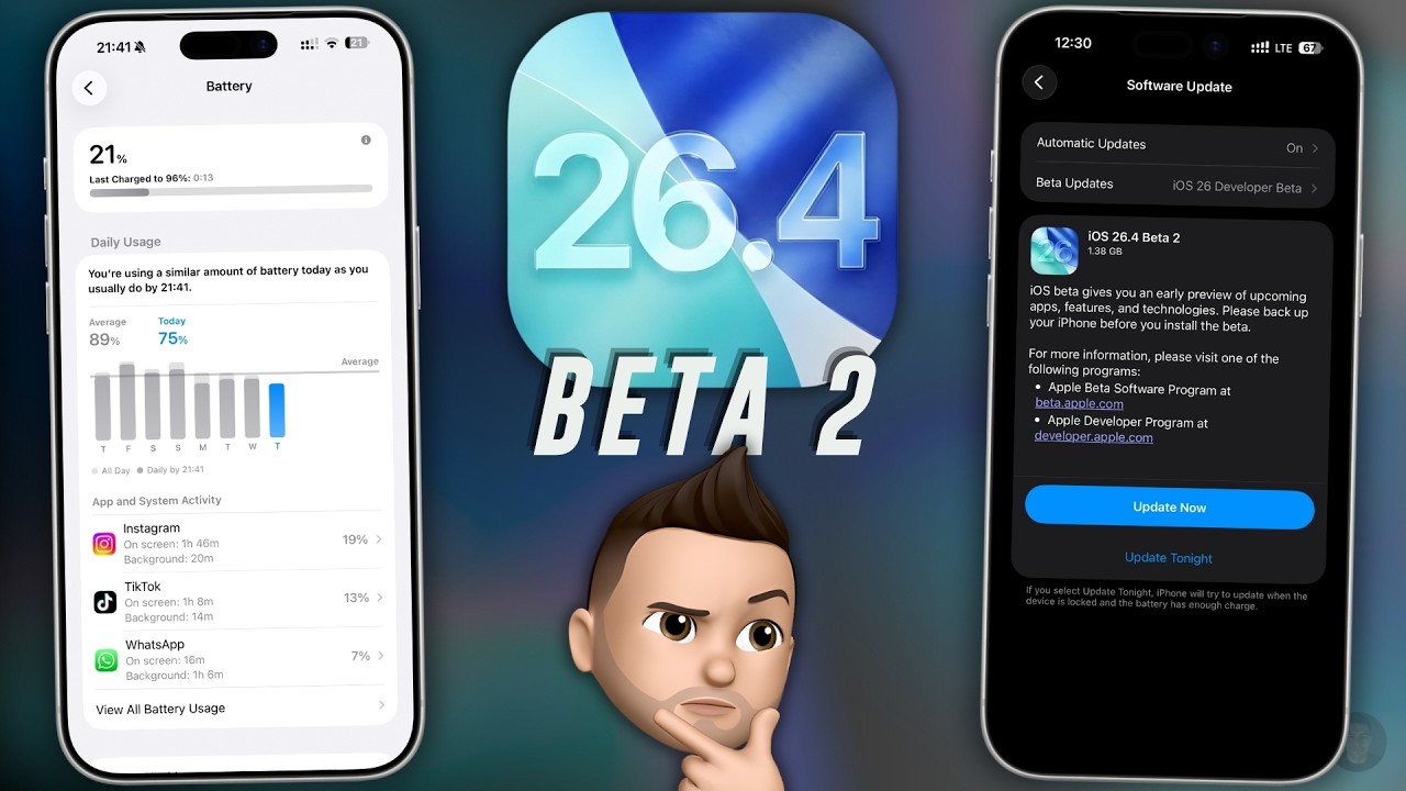 iOS 26.4 beta 2 - Va Mejorando y Se Vienen Lanzamientos de Apple 😱