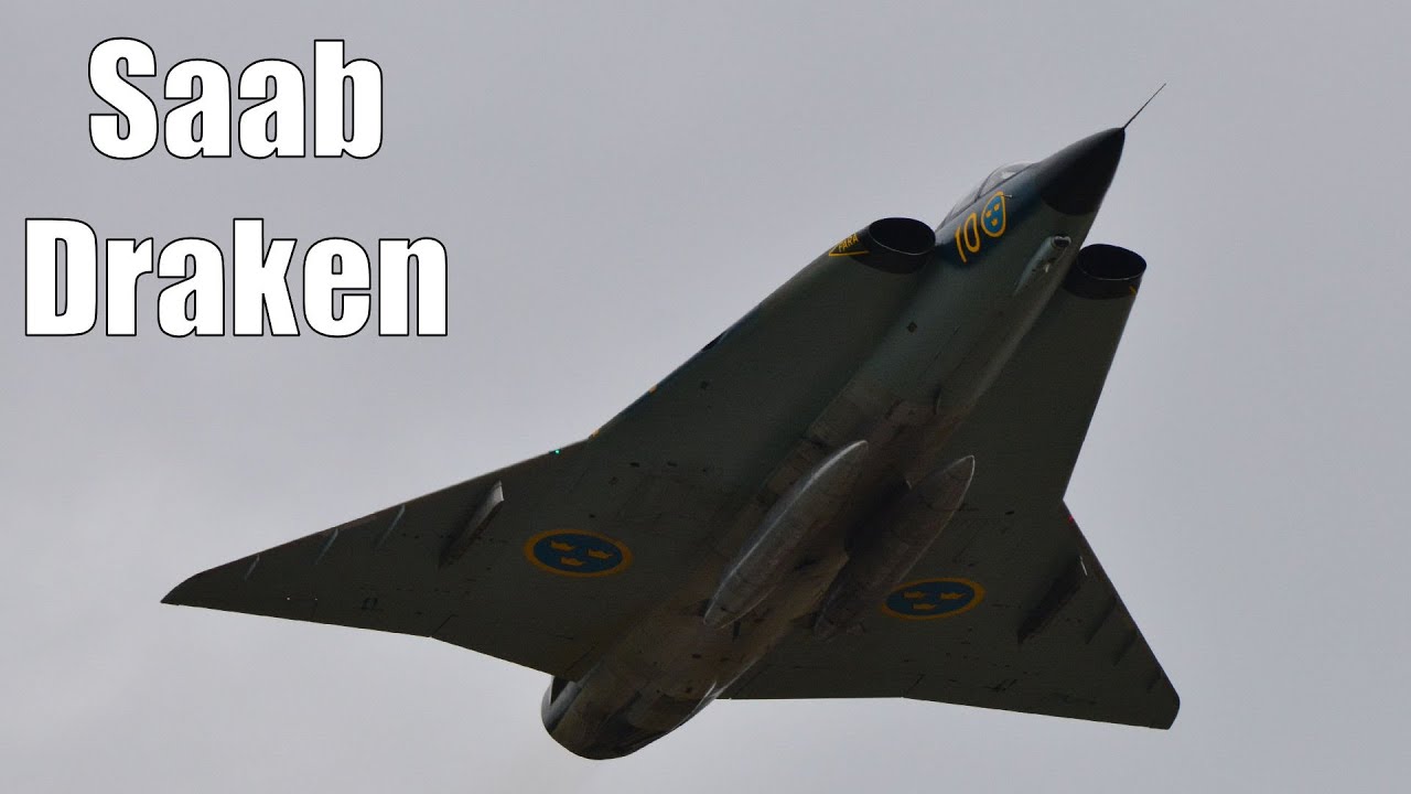 Saab J35 Draken Very Close Overflight - SweAF 2024