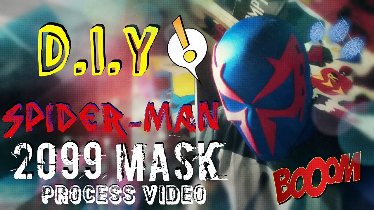 How to Make A Spider-man 2099 Mask | Process Video