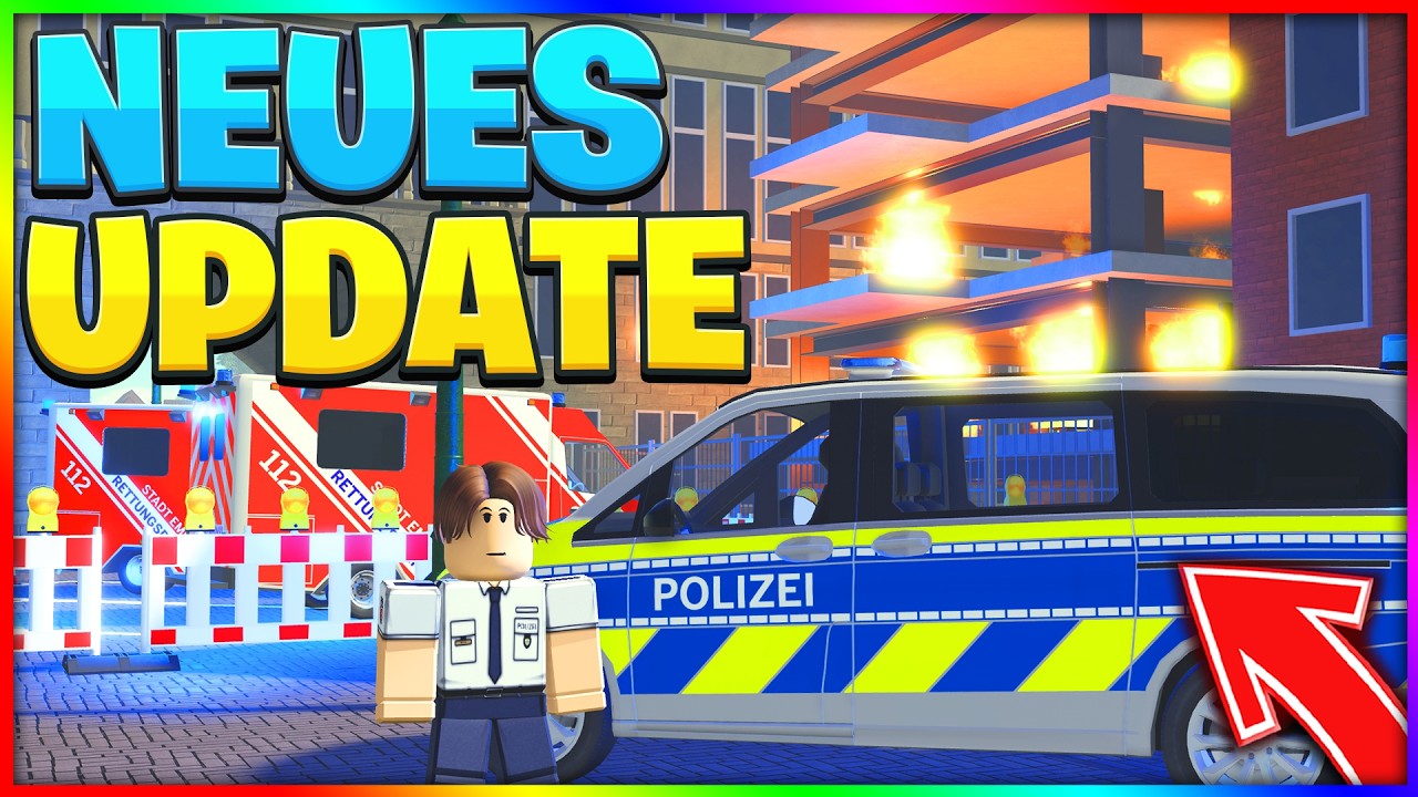 NEUES UPDATE IST DA! Viele NEUE Verbesserungen und mehr! Notruf Emden Roblox