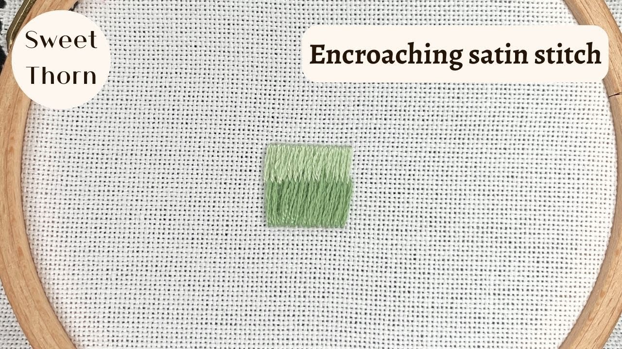 Encroaching Satin Stitch