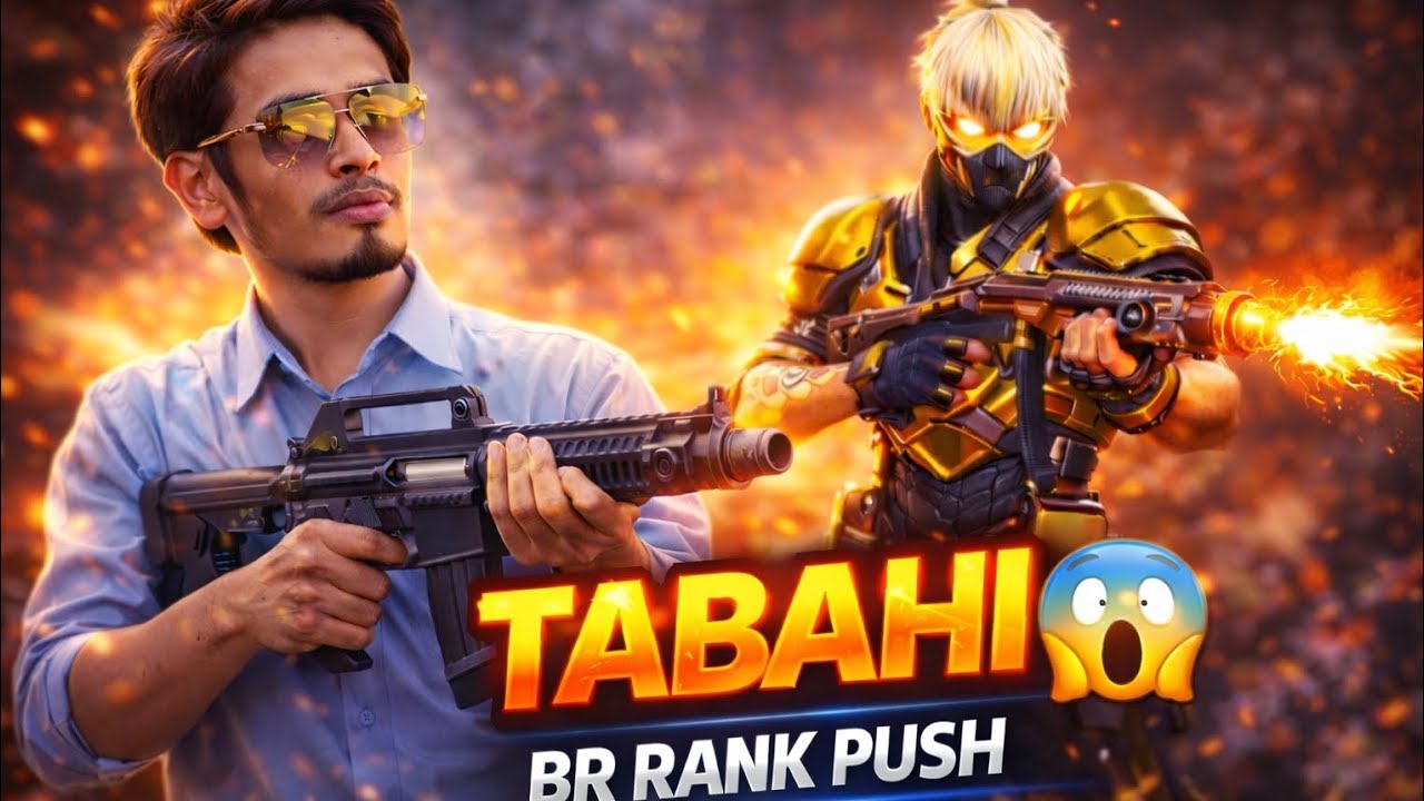 Aaj BR Rank Mein TABAHI 😱 | Full Rush Gameplay 