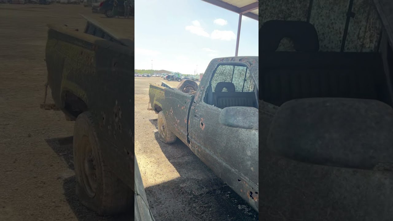 Found a truck underwater! 