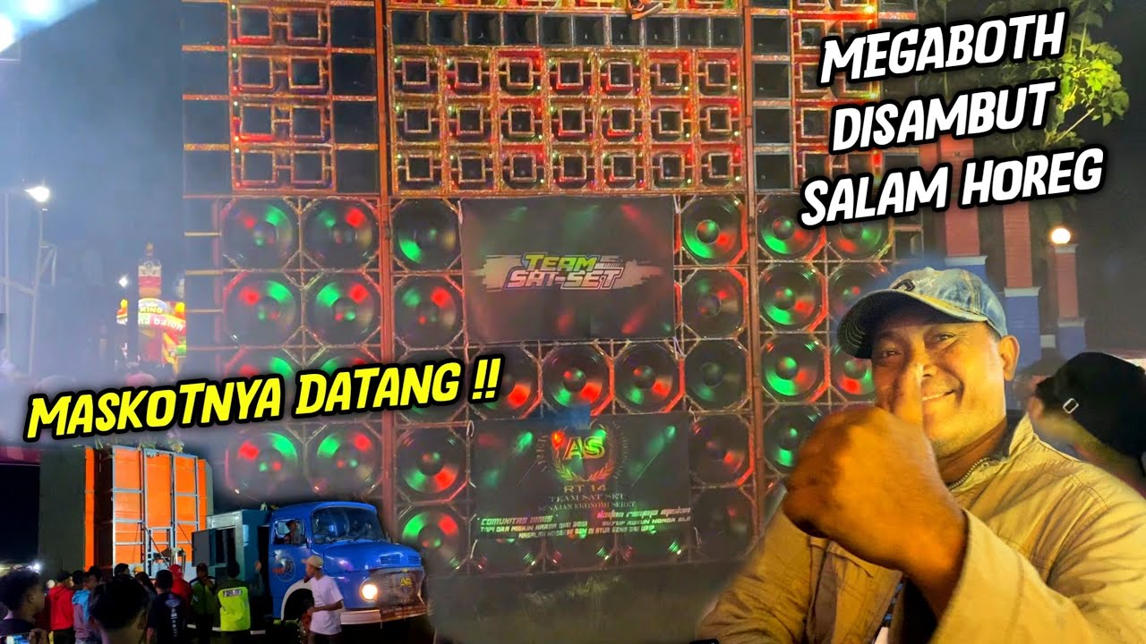 Detik Detik MEGABOTH Strom tiba di lapangan langsung diajak battle puluhan sound