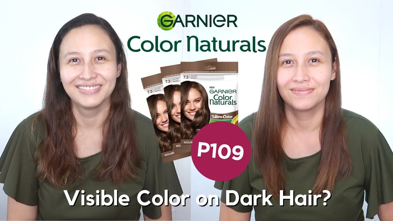 DIY Golden Brown Hair Color at Home NO BLEACH ft. Garnier Color Naturals | Lolly Isabel
