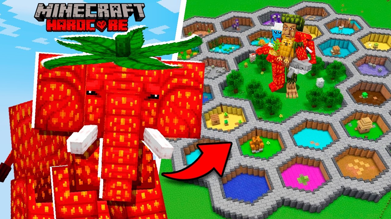 Atrapé a TODOS los BRAINROTS en Minecraft Hardcore #1