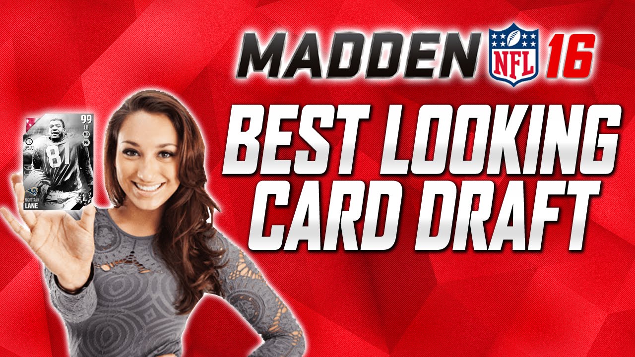 BEST LOOKING CARD DRAFT | MADDEN 16 DRAFT CHAMPIONS