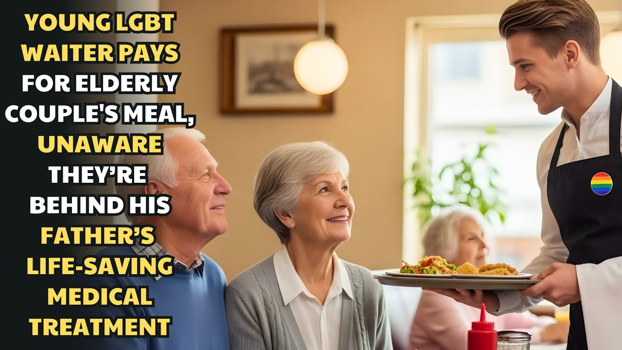 YOUNG LGBT WAITER PAYS FOR ELDERLY COUPLE'S MEAL—UNAWARE THEY’RE BEHIND HIS FATHER’S LIFE SAVING MED