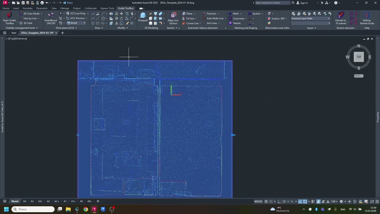 Undet for AutoCAD урок первый #undet #autocad #pointclouds #cad #lesson