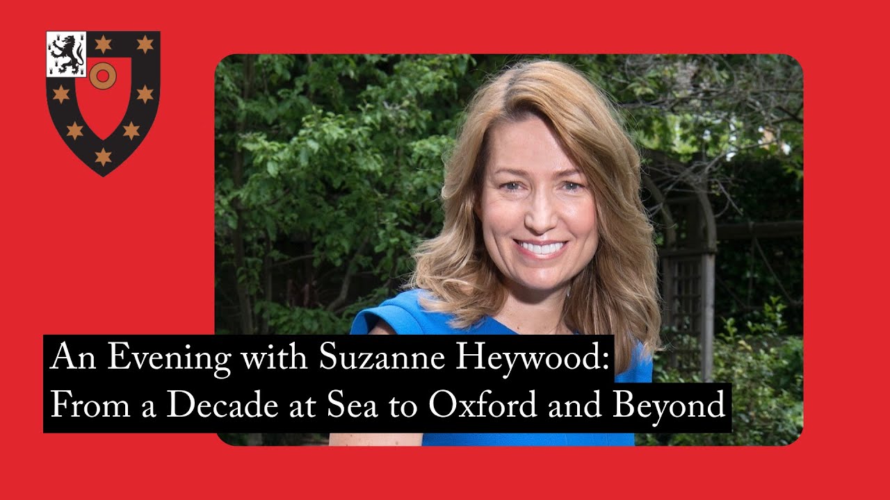 An Evening with Suzanne Heywood: From a Decade at Sea to Oxford and Beyond