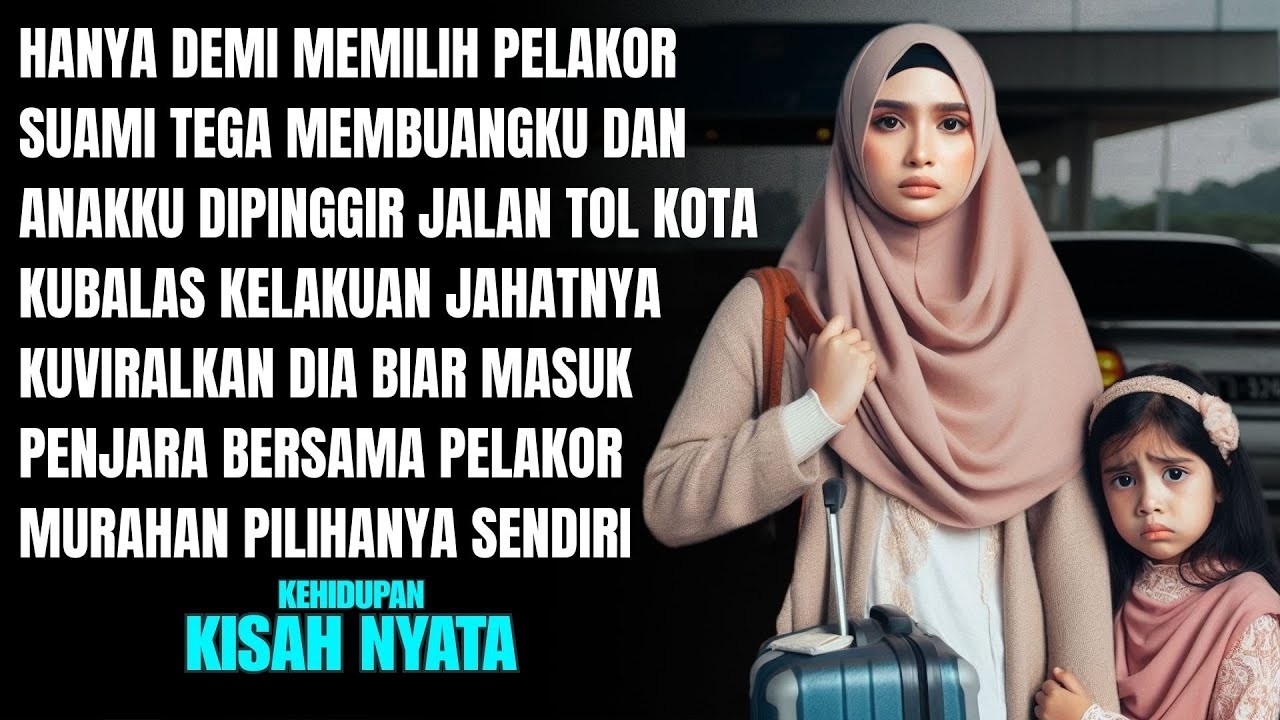 SUAMI BUANG AKU DAN ANAK DI TOL DEMI PELAKOR, KUVIRALKAN BIAR MASUK PENJARA BERSAMA PILIHANNYA ITU