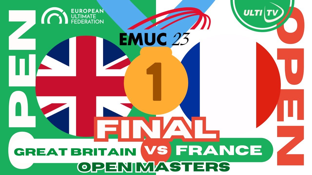 Great Britain (GBR) vs France (FRA) —🥇 GOLD MEDAL 🥇—  OPEN MASTERS — EMUC 2023 Bologna, Italy