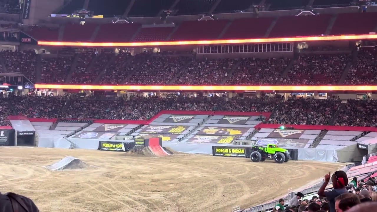 Monster Jam Houston, TX Mayhem skills (October 18, 2025)