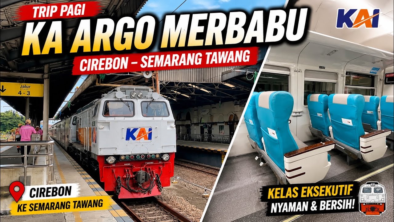 TRIP PAGI KA ARGO MERBABU KE SEMARANG TAWANG