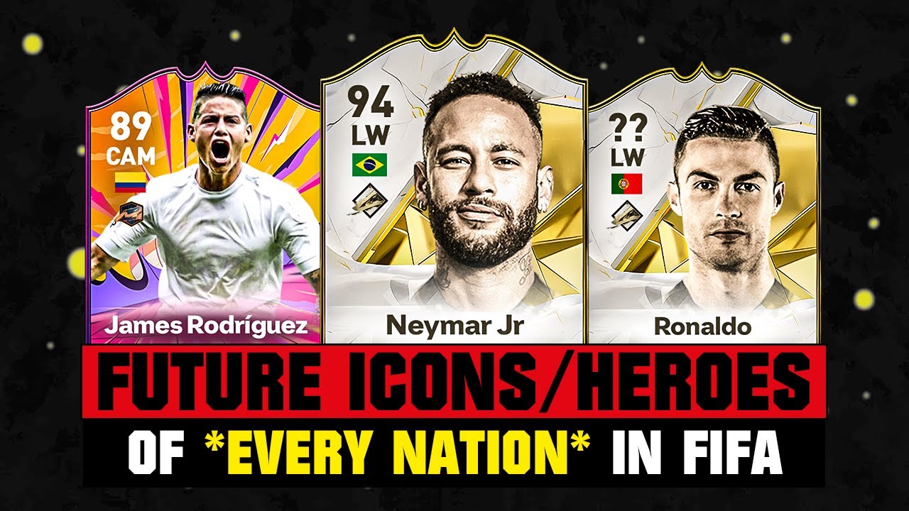 Future ICONS/HEROES of Every NATION in FIFA! 😱🔥 ft. Ronaldo, Neymar, James Rodriguez...