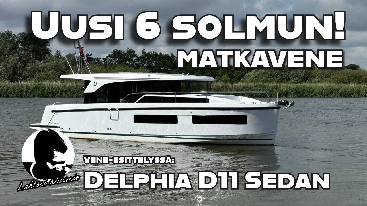 Tämä ei ole kiireiselle! - Esittelyssä uusi hidas matkavene Delphia D11 Sedan