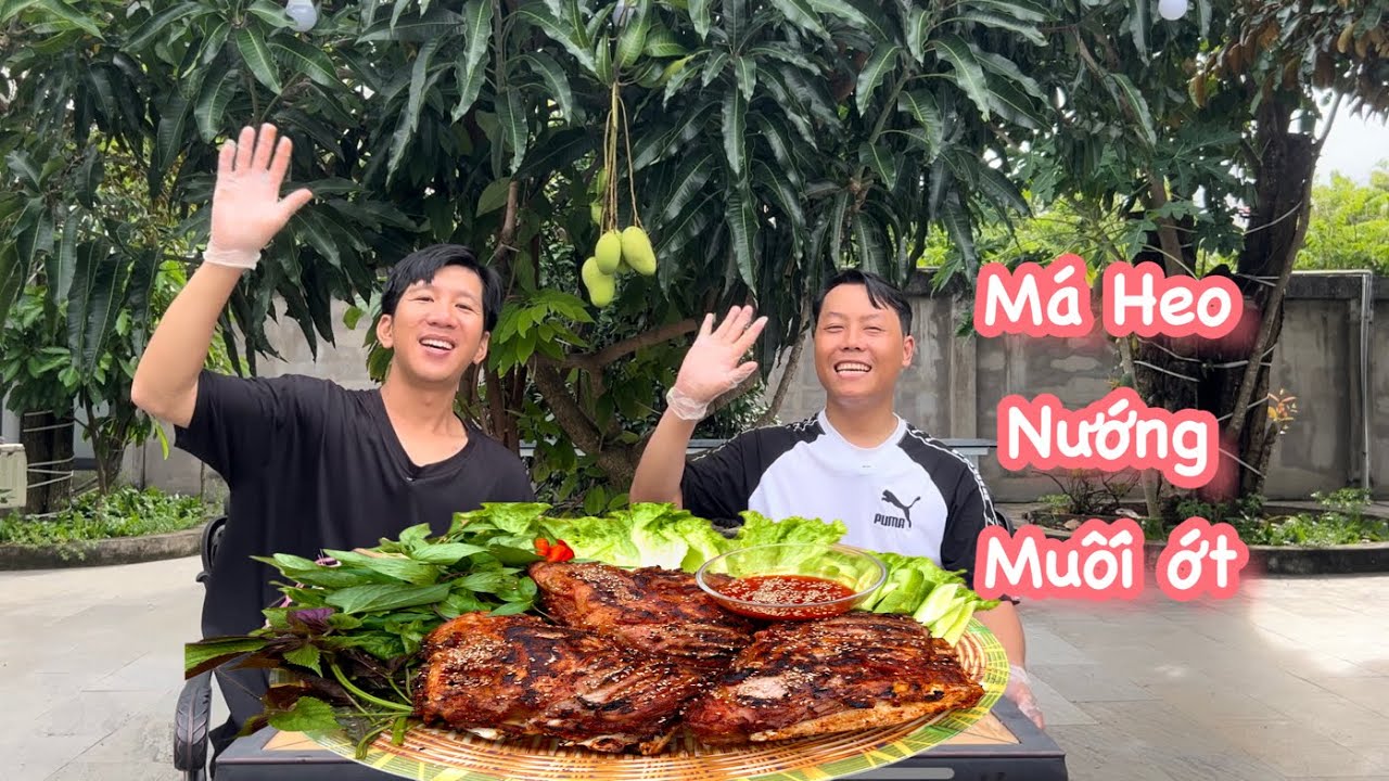 C&aacute;ch L&agrave;m M&aacute; Heo Nướng Muối Ớt Si&ecirc;u Cay Đơn Giản M&agrave; Thơm Ngon#huyhoangtv 