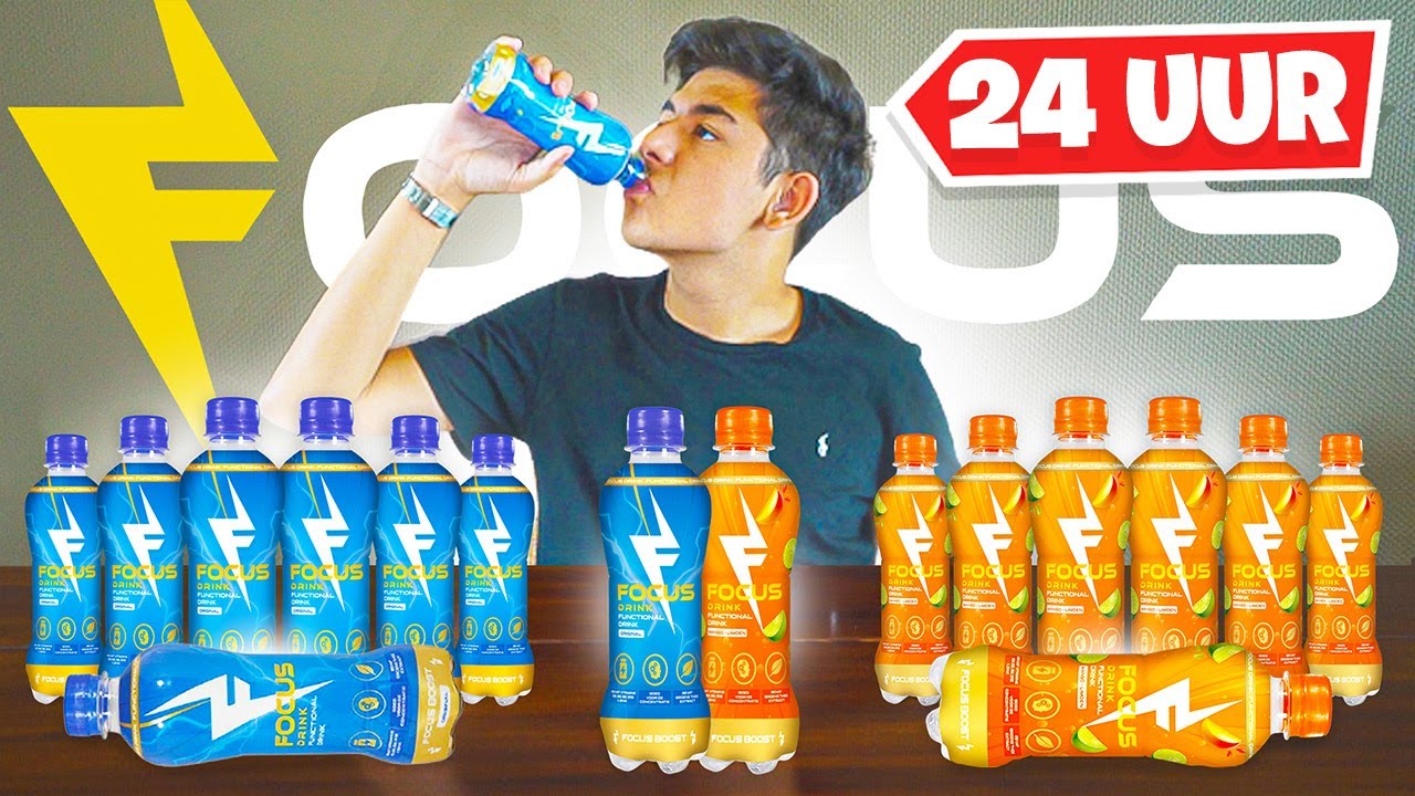 24 UUR alleen maar FOCUS DRINK drinken! ⚡