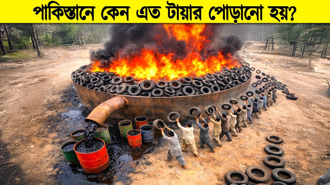 এগুলো শুধু পাকিস্তানেই সম্ভব ! দেখুন প্রতিদিন পাকিস্তানে কেন এত টায়ার পোড়ানো হচ্ছে ! টেক ইনসাইড
