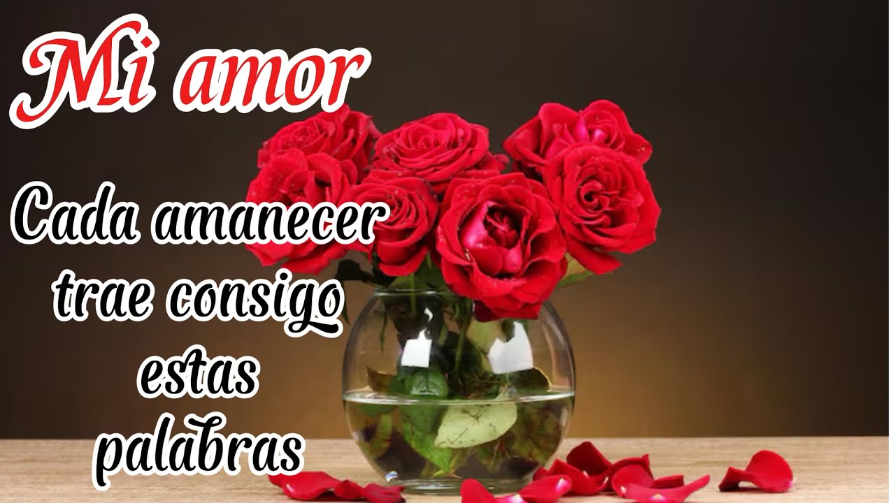Cada amanecer trae consigo estas hermosas palabras 💝 para ti 