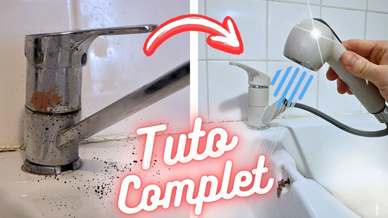 Comment remplacer un robinet de cuisine (pose mitigeur douchette LIDL)
