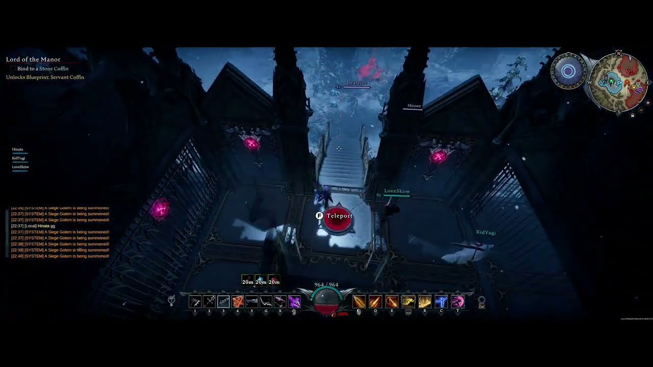 Raid defense 3v4 in V World server