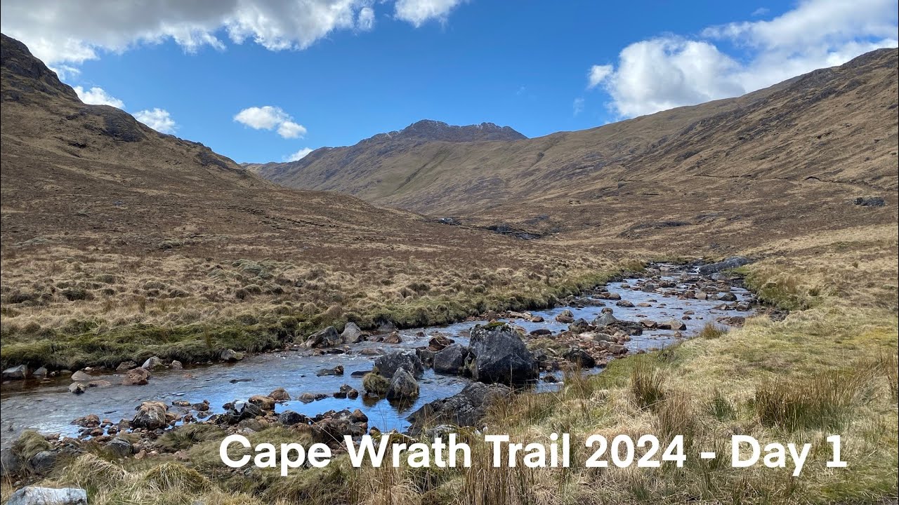Cape Wrath Trail - April 2024 - Day 1 of 13 - Camusnagaul to Corryhully Bothy