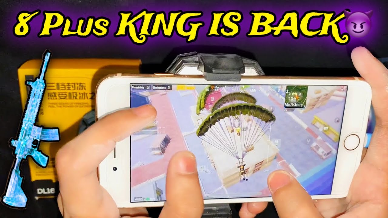 iPhone 8 Plus New Full Handcam Gameplay 🥵🔥 PUBG MOBILE