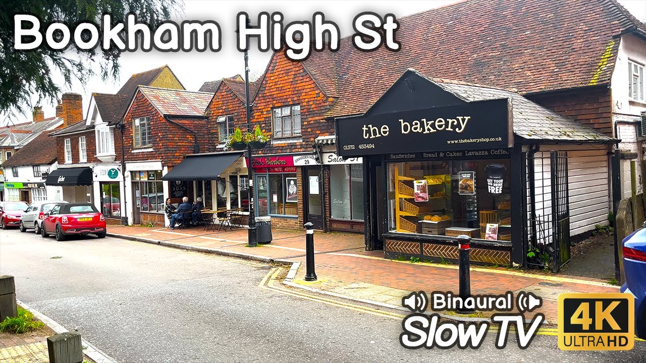 Picturesque Walk on Great Bookham High Street