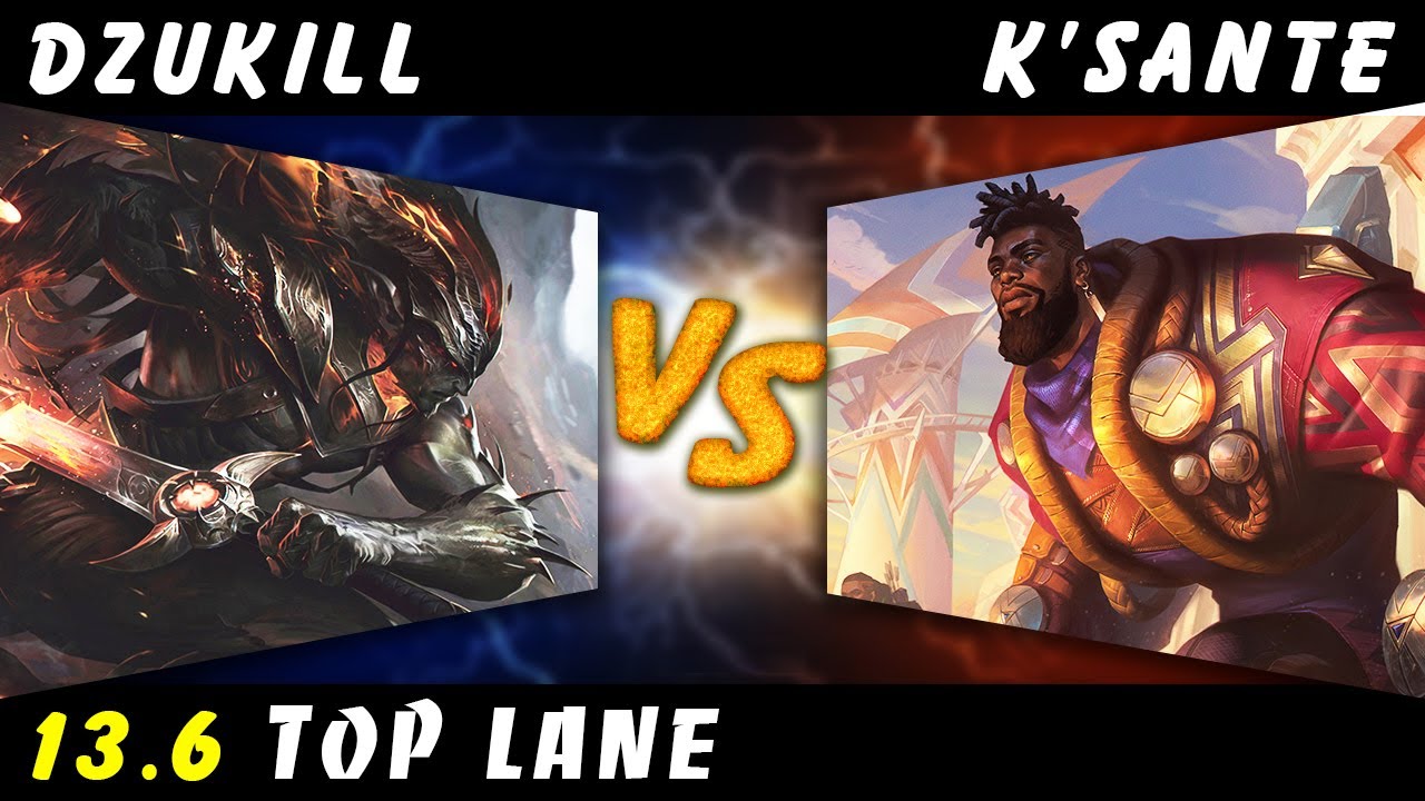 Dzukill - Yasuo vs K'Sante TOP Patch 13.6 - Yasuo Gameplay