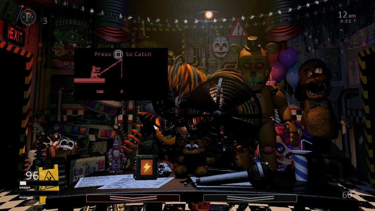 Fnaf ultimate custom night but I almost get to 5 am