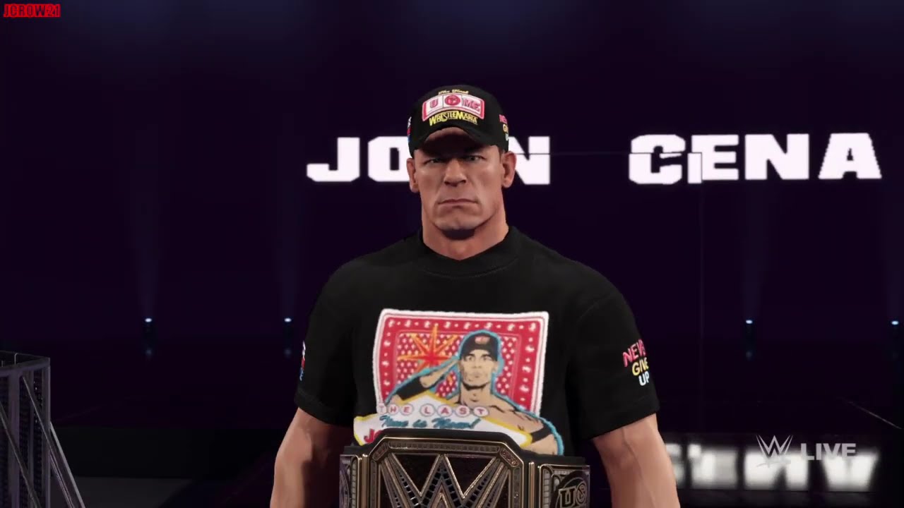 John Cena Updated Heel Entrance with Titantron - WWE 2K25