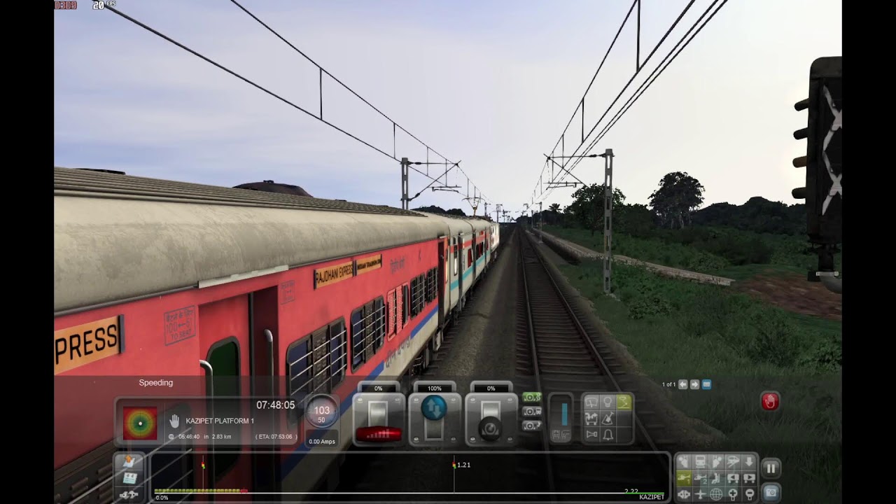 new lhb update by its train sim indian rainway scr route