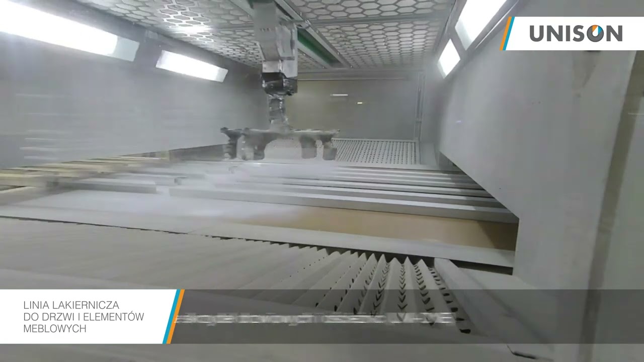 Linia lakiernicza do drzwi i elementów meblowych / (UNI-CLEAN + UNI-ONE + UNI LEVEL 6)