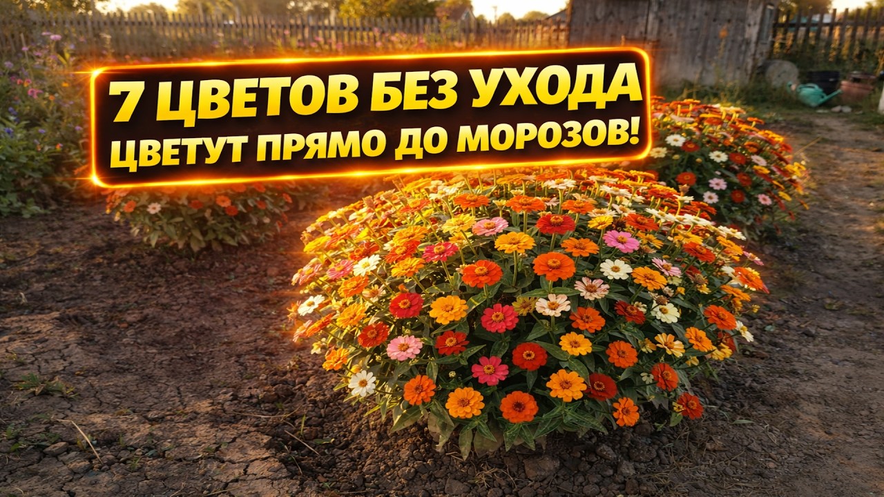 Посадил и забыл! 7 цветов, которые цветут всё лето до первых морозов