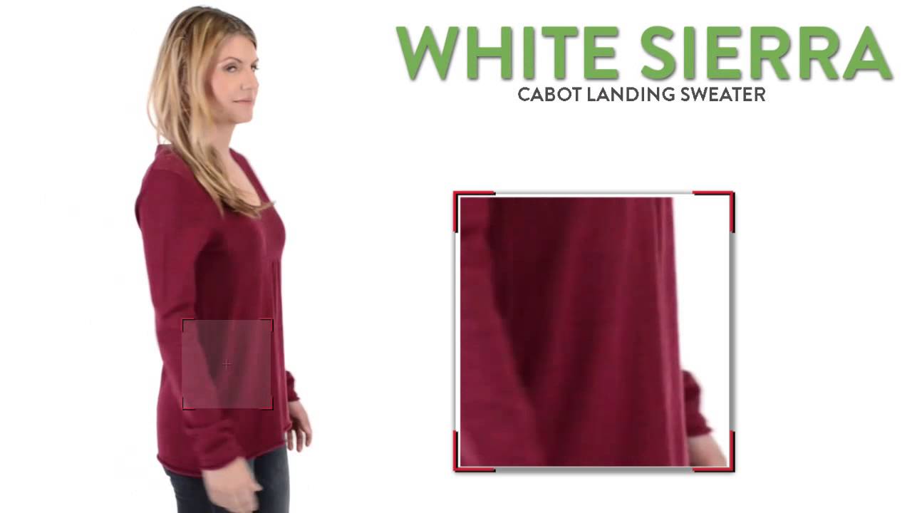 White Sierra Cabot Landing Sweater (For Women)